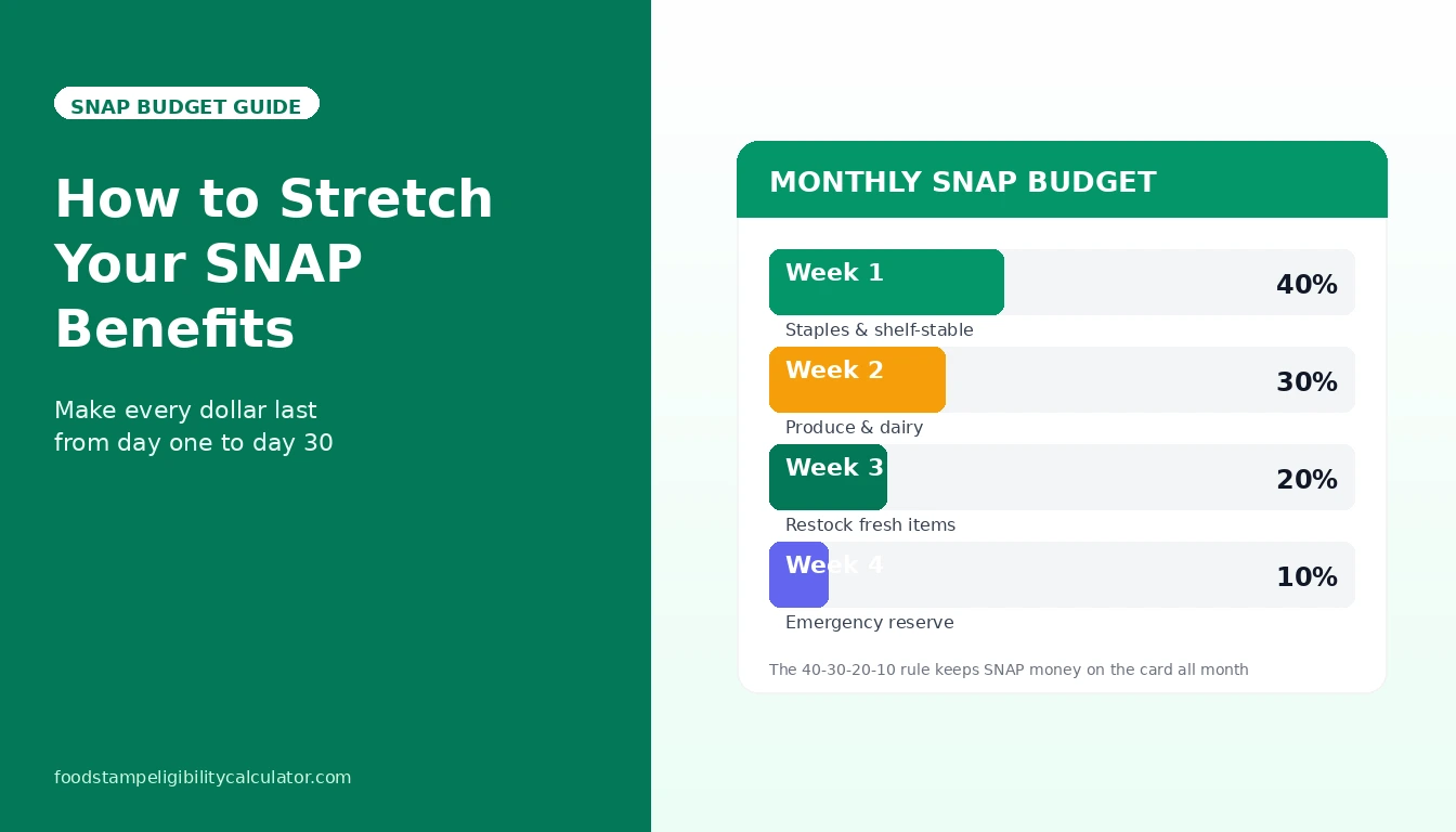 How to Stretch Your SNAP Benefits All Month: Practical Strategies That Actually Work