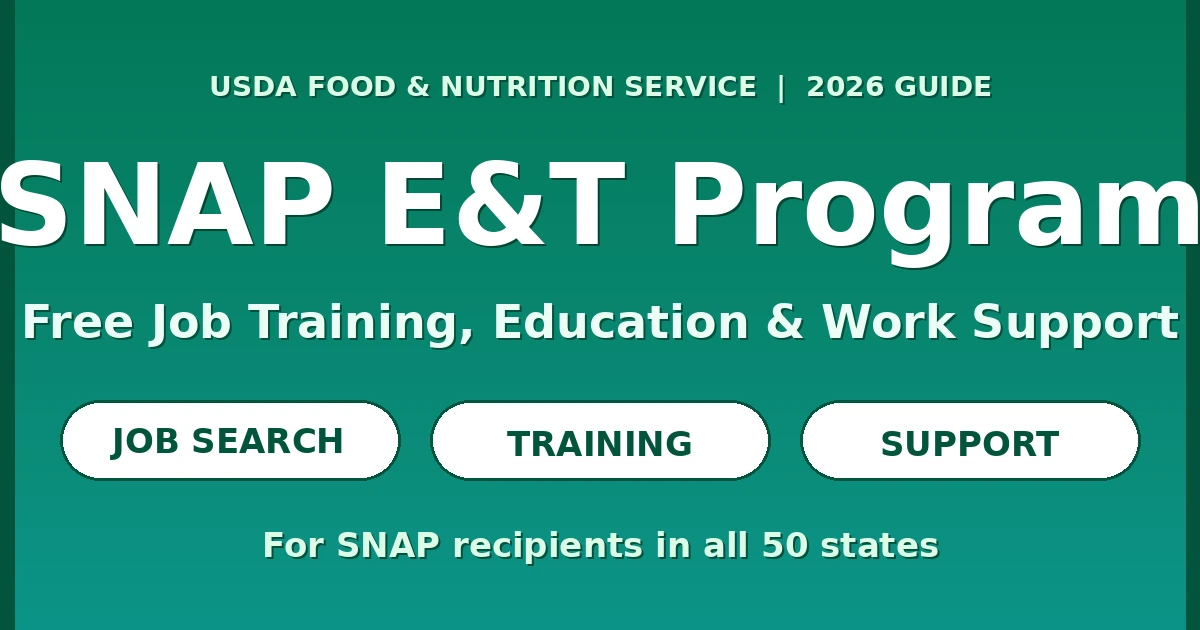 SNAP E&T Program: Free Job Training, Education, and Work Support for SNAP Recipients (2026)