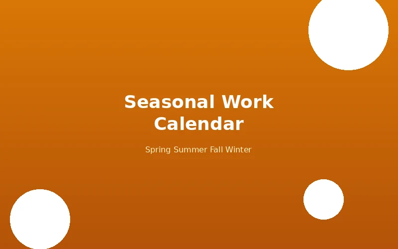 Four icons representing seasonal work types — farm harvest, tourism and hospitality, retail holiday, and outdoor landscaping — each labeled with how SNAP averages income across the work period