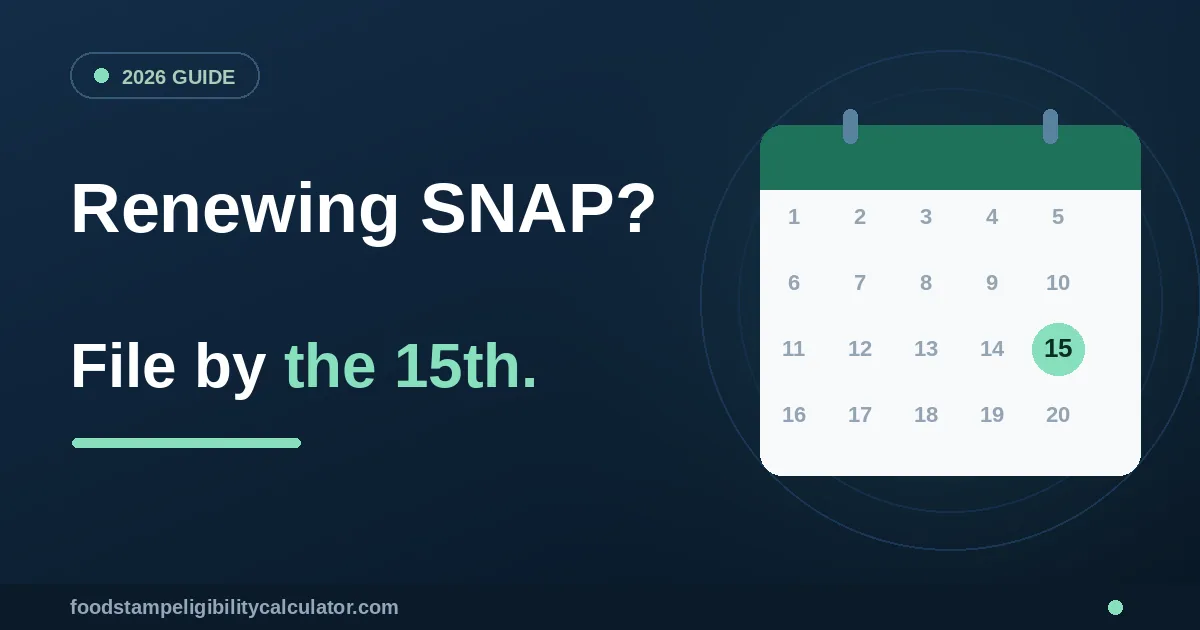 SNAP Recertification: How to Renew Benefits